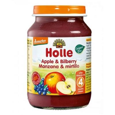 HOLLE Деметер Ябълка и боровинка 4м. 190г