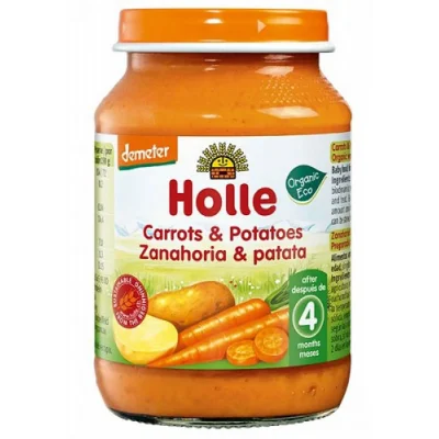 HOLLE Деметер Морков с картоф 4м. 190г