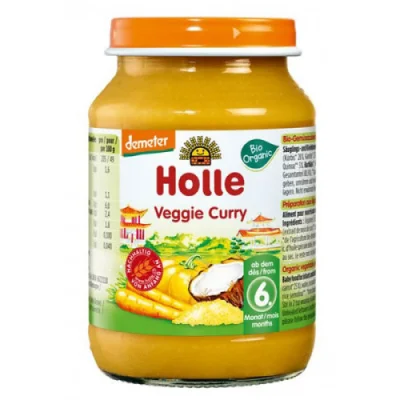 HOLLE Деметер Пюре зеленчуково къри 6м. 190г