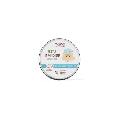 Wooden Spoon био certified Крем за зоната на пелената - мини 15ml