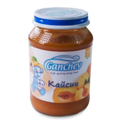 GANCHEV Пюре от кайсии 4м. 190г