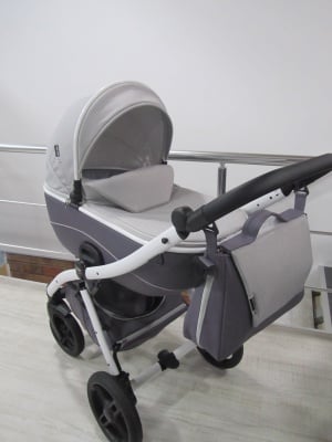 Бебешка количка Extreme 2в1 цвят:сив/лилав