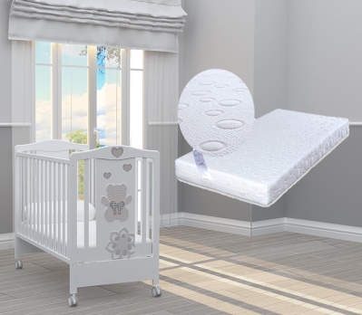 Бебешко креватче  Felicità beige + ПОДАРЪК матрак Primavera Baby Luxe