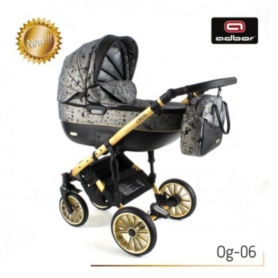 Adbor-Бебешка количка Zarra gold 3в1 цвят:06