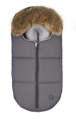 Anex-зимно чувалче за бебешка количка Wom 0-6m Dark Grey