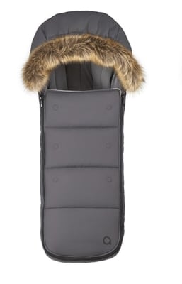 Anex-зимно чувалче за бебешка количка Hug 6+ Dark Grey
