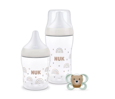 NUK Perfect Match Подаръчен сет РР, 3 части, Дъга