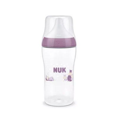 NUK Perfect Match Шише РР 260мл. със силиконов биберон за хранене M, 3+ мес., Хипо