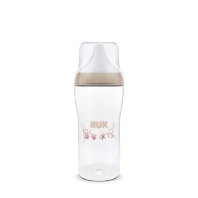 NUK Perfect Match Шише РР 360мл. със силиконов биберон XL, 6+мес., Маймуна