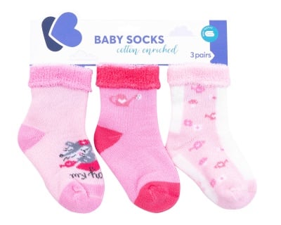Бебешки памучни термо чорапи My Home 2-3 години