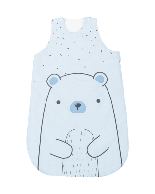 Летен спален чувал 6-18 месеца Bear with me Blue