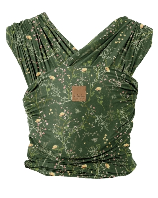 Слинг за носене на бебе Isla Garden Deep Green