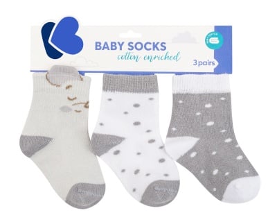 Бебешки чорапи с 3D уши Joyful Mice 0-6м