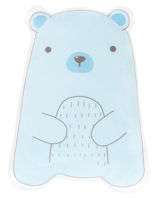 Плюшена възглавница-играчка Bear with me Blue