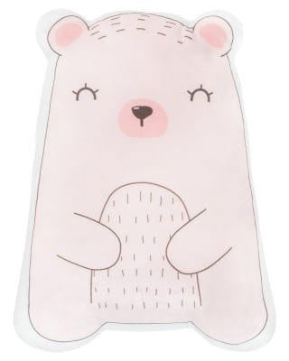 Плюшена възглавница-играчка Bear with me Pink