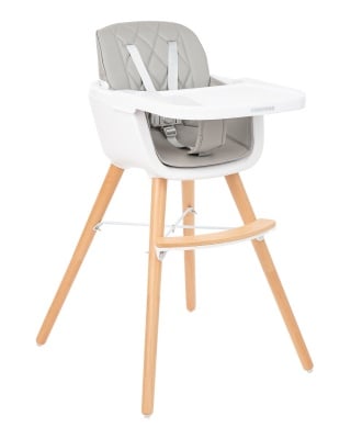 Стол за хранене Woody 2в1  Grey