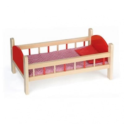 Дървено легло за кукли LK1