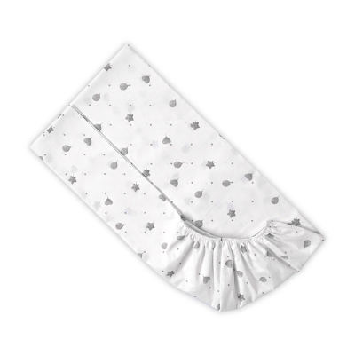 ЧАРШАФ С ЛАСТИК 60/120+15см ВЛАКЧЕ СИВО S