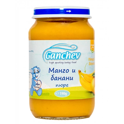 GANCHEV Манго и банани 4м. 190г