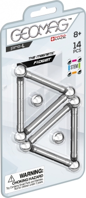 Магнитен конструктор, Geomag, Pro-L Fidget, 14 части