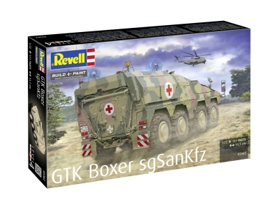 Сглобяем модел, Revell, Танк GTK Boxer sgSANKfz, 111 части