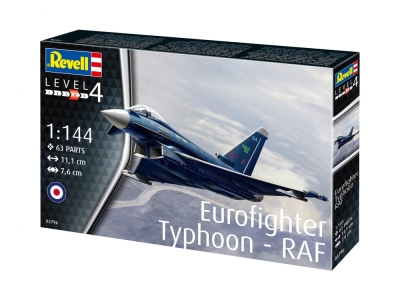 Сглобяем модел, Revell, Eurofighter Typhoon RAF, 63 части