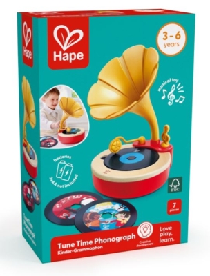 Детски ретро грамофон, Hape
