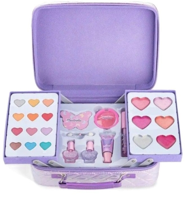 Козметичен комплект в куфар, Martinelia, Shimmer Wings, Пеперуда, 25 части