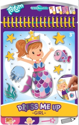 Творчески комплект, Totum, Книжка със стикери, Русалка