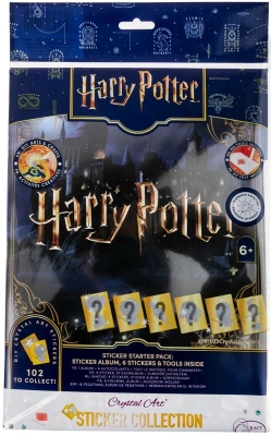 Комплект за диамантена бродерия, Craft Buddy, Колекционерски албум Harry Potter - стартов пакет със стикери