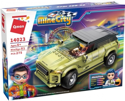 Конструктор, Qman, MineCity, Автомобил Roar suv-38, 275 части