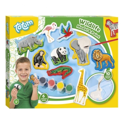 Творчески комплект, Totum, Моделирай и рисувай диви животни