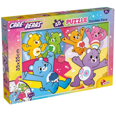 Пъзел, Lisciani, Care Bears, Двулицев пъзел 48 части