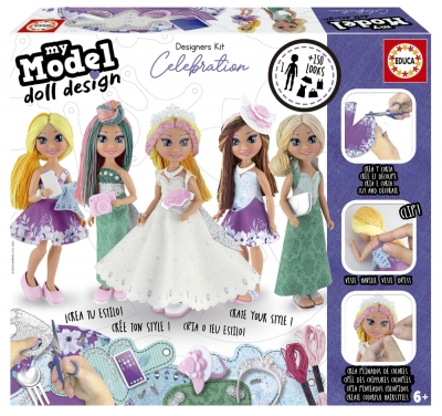 Творчески комплект, Educa, My Model, Куклен дизайн, Празненство