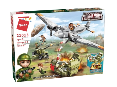 Конструктор, Qman, Combat Zone, Въздушна бомбардировка, 557 части