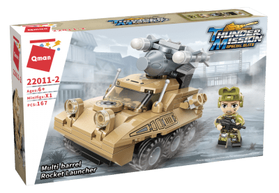 Конструктор, Qman, Ракетна установка, 167 части