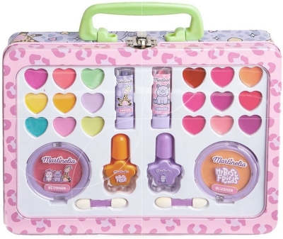 Комплект детски гримове, Martinelia, Моите най-добри приятели, Метален куфар, 26 части