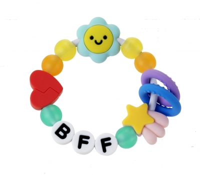 Силиконова бебешка гризалка, Infantino, Най-добри приятели