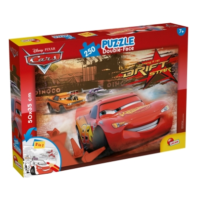 Пъзел, Lisciani, Cars, Двулицев пъзел 250 части