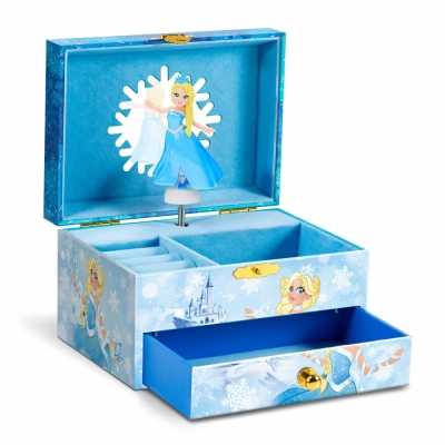 Музикална кутия за бижута, Craze, Принцеси, 14.7 x 12.2 x 9.2 cm