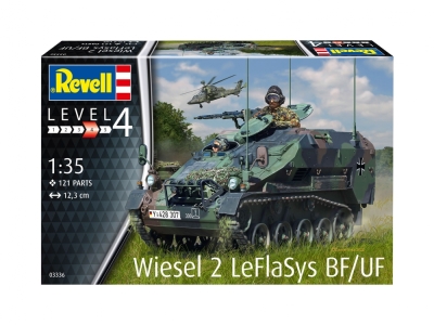 Сглобяем модел, Revell, Wiesel 2 LeFlaSys BF/UF, 121 части