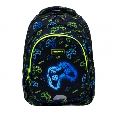 Ученическа раница, Head, Неонова игра, AB300, 42 х 30 х 19 см