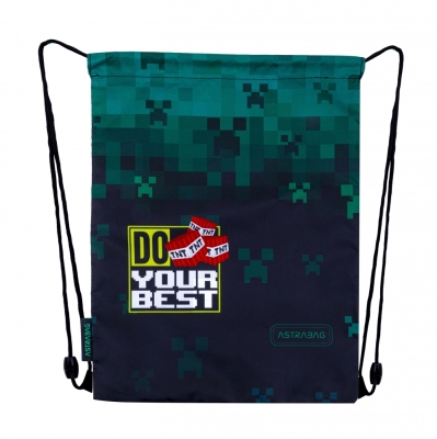 Чанта за спортен екип, Astra, Направи всичко възможно, AD1, 40 × 33 см