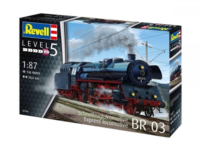 Сглобяем модел, Revell, Локомотив на експресен влак BR 03, 136 части