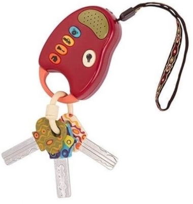 Забавни ключове със звук и светлина, Battat, Червен