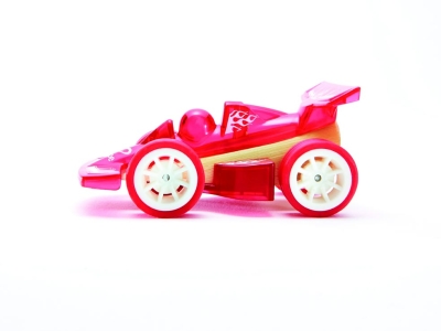 H5500 - Количка от бамбук - червена