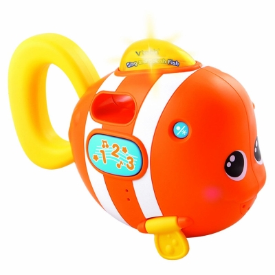Интерактивна играчка за баня, Vtech, Музикална рибка