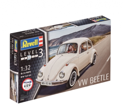 Сглобяем модел, Revell, Стартов комплект автомобил VW Beetle, 24 части