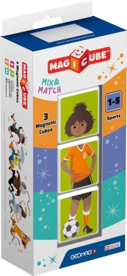 Магнитен конструктор, Geomag, Magicube, Спорт, 3 части