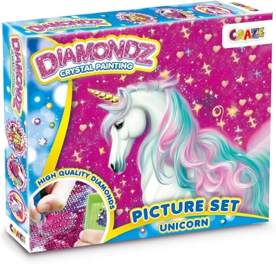 Творчески комплект, Диамантен гоблен, Еднорог